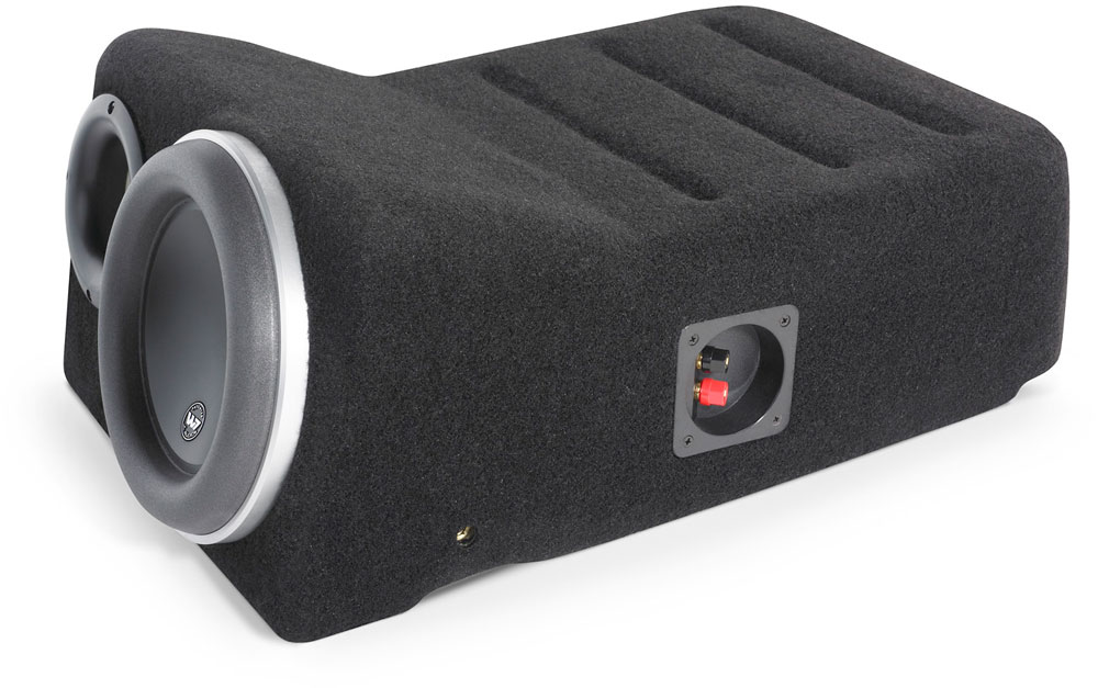 JL Audio Stealthbox® (Graphite) Custom-fit fiberglass enclosure with 8