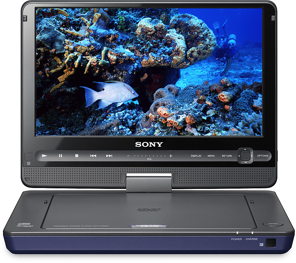 Sony DVP-FX930 (Blue) Portable DVD player with 9" screen - Hands-on