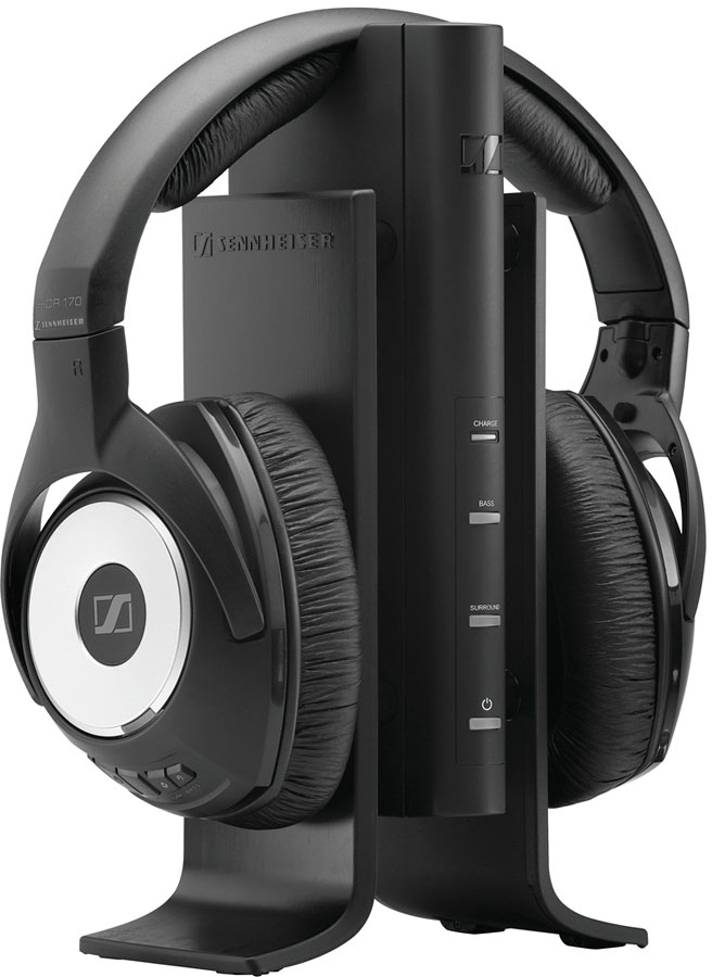 Sennheiser RS 170 Wireless headphones with docking station at ...