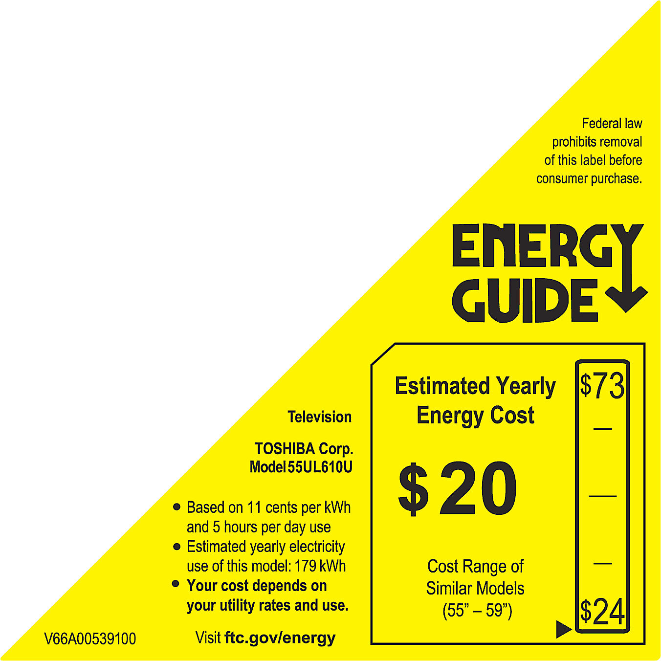 EnergyGuide label