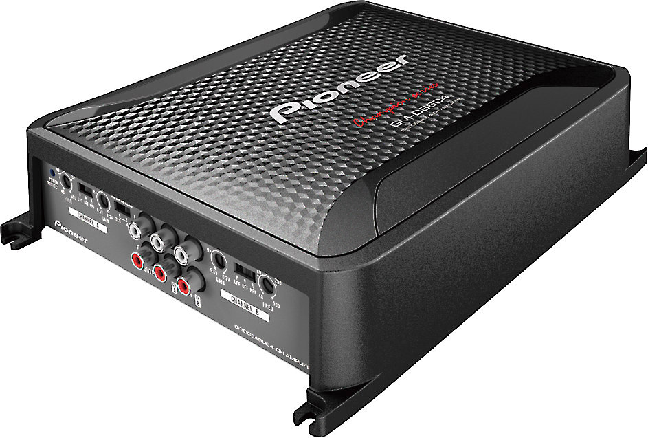 Pioneer GM-D8604 4-channel car amplifier — 100 watts RMS x 4 at