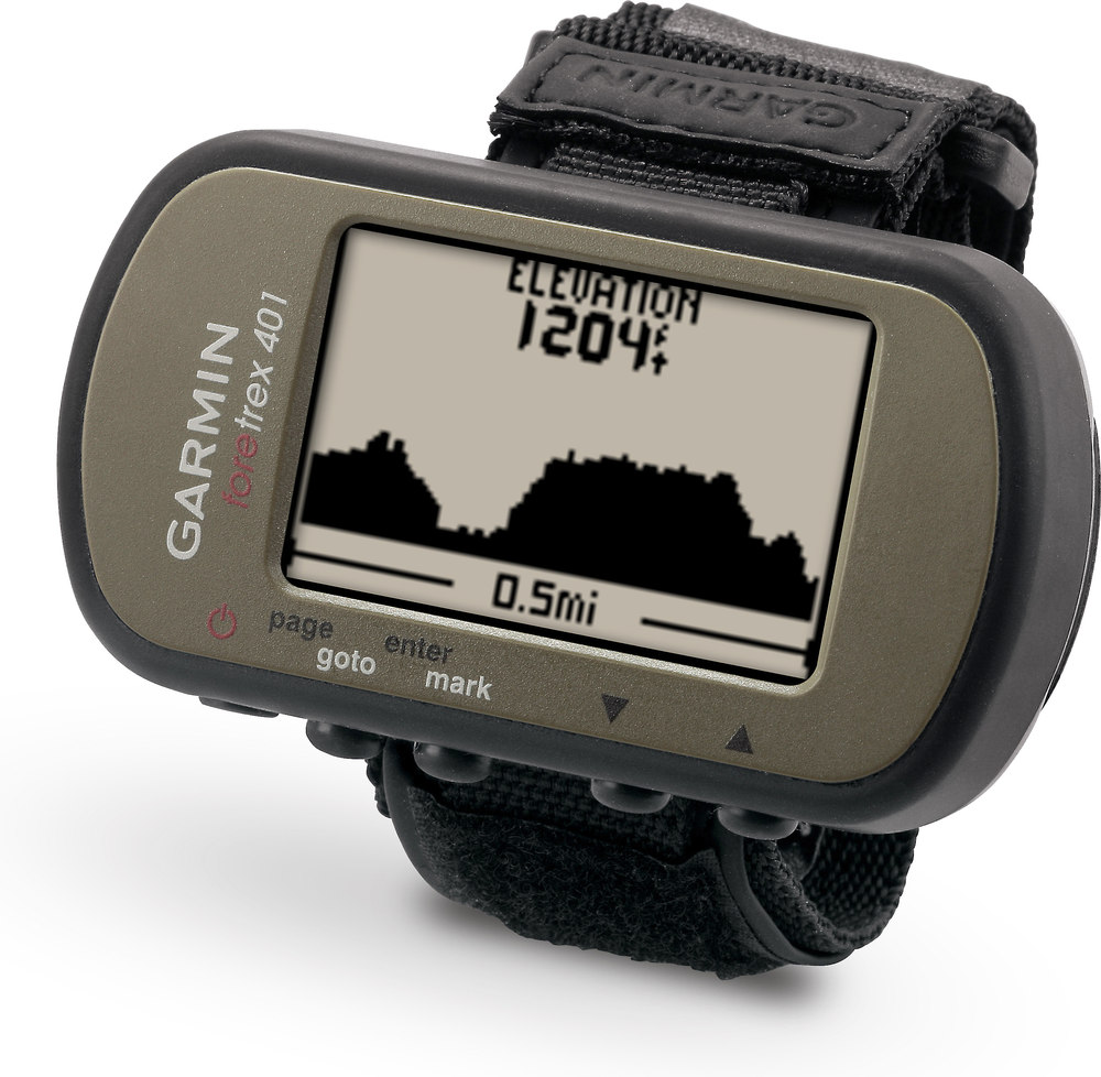 Garmin Foretrex 401 Wristworn Trail GPS navigator at