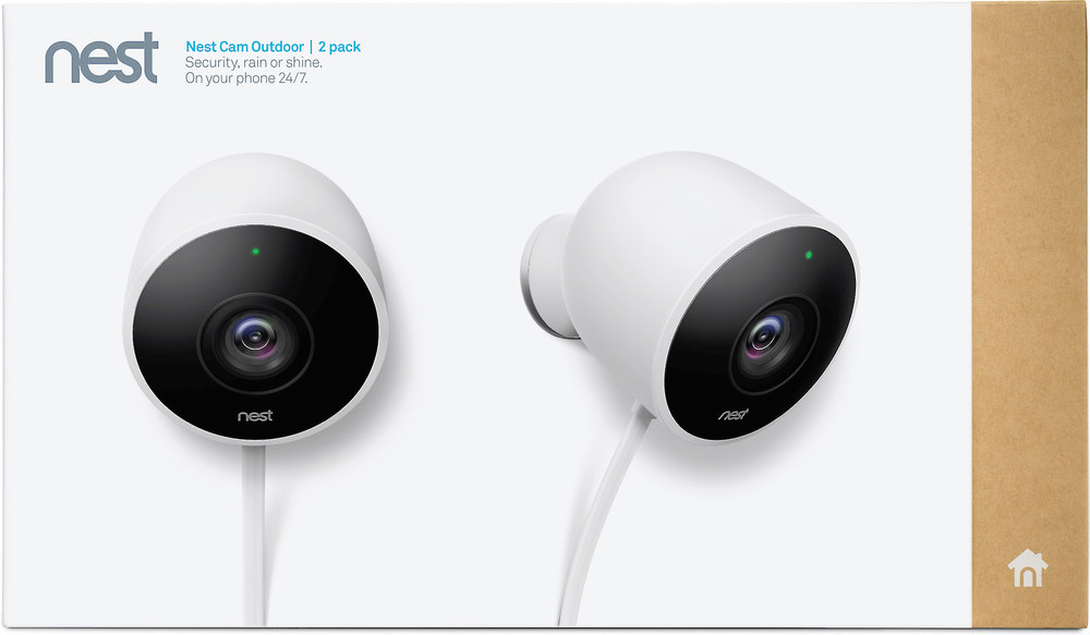 Nest Cam Outdoor Wireless outdoor security camera (2 pack) at