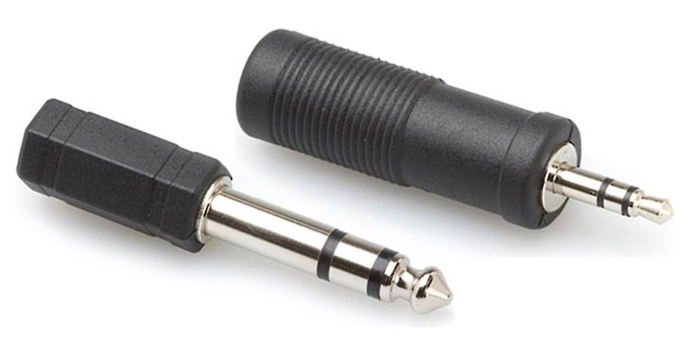 Converters, 3.5 mm to 1/4" or vice versa