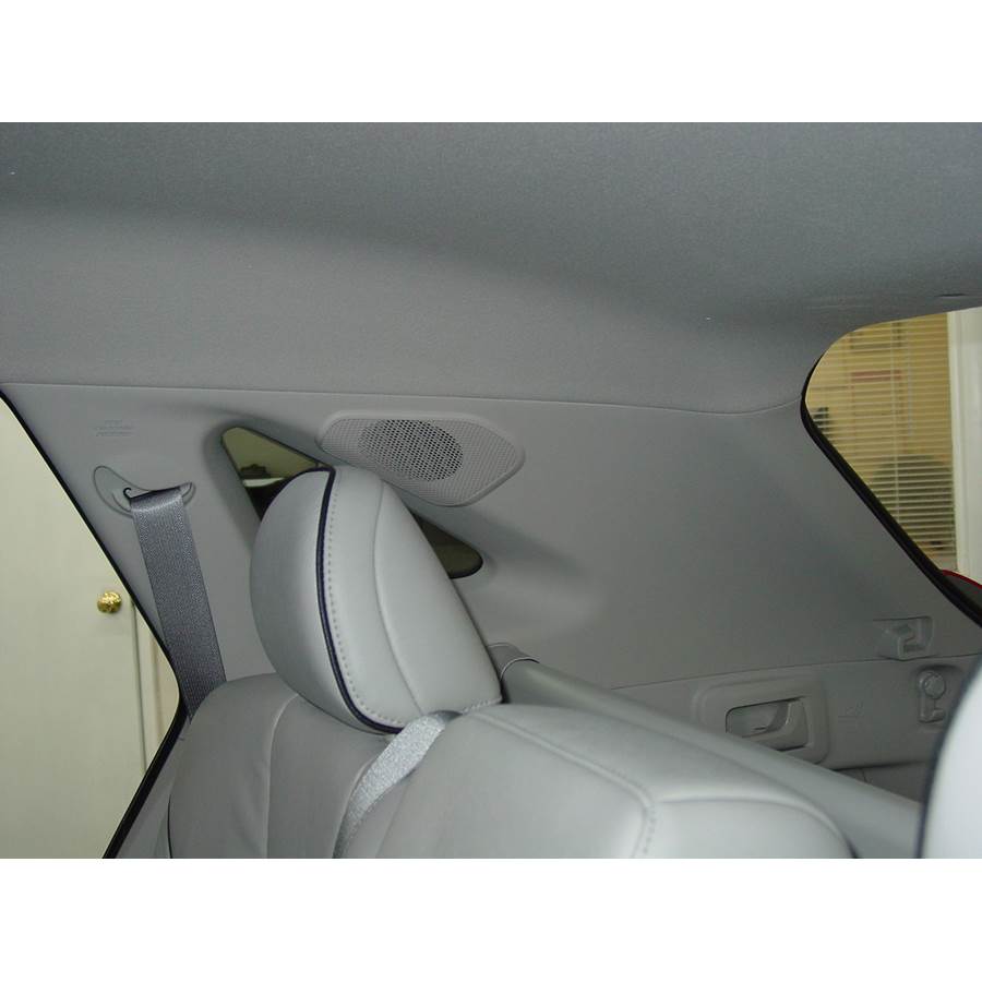 2012 Toyota Venza Rear pillar speaker location