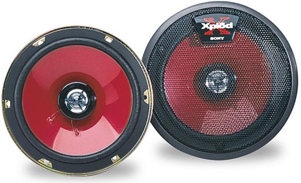 sony xplod speakers red