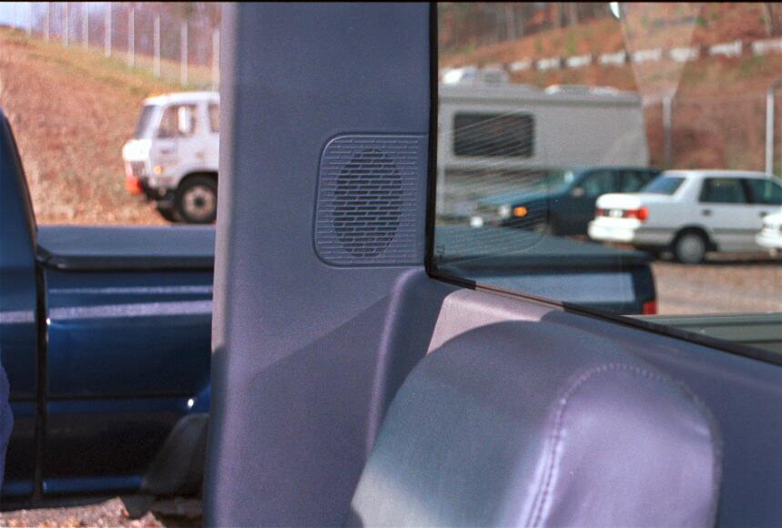 Chevy Silverado rear side speakers