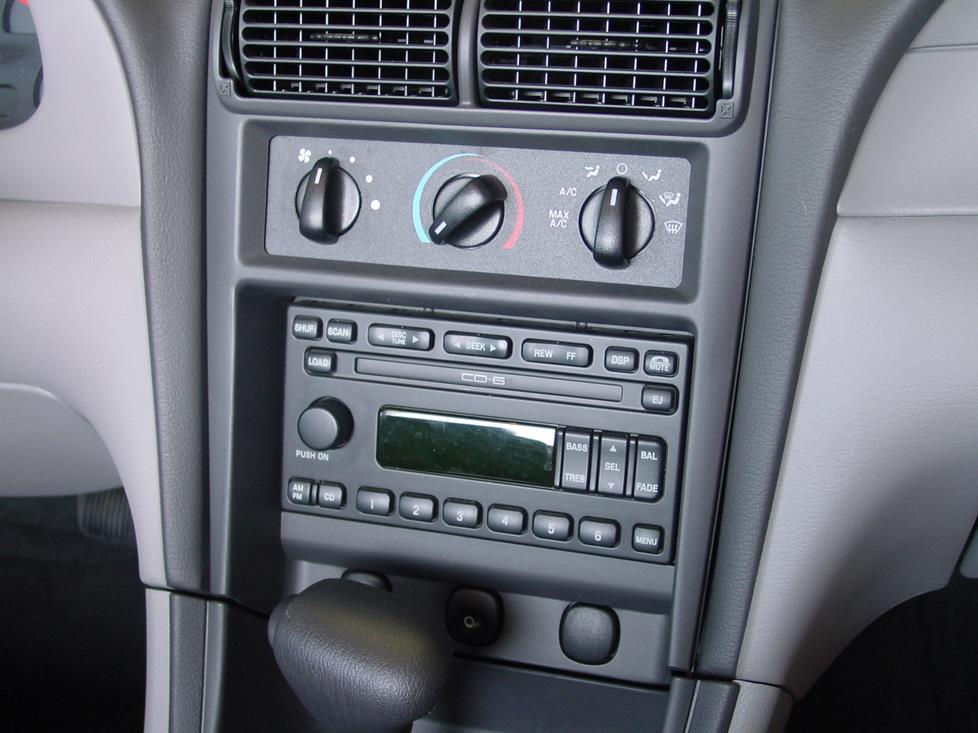 2001-2004 Mustang Factory Radio Diagram to Upgrade Stereo