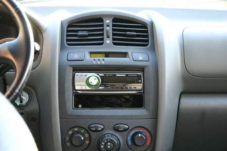 New Pioneer stereo installed in the Hyundai Santa Fe