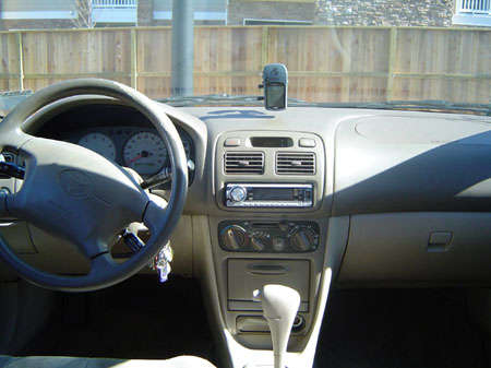 View of entire dashboard
