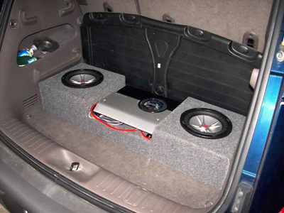 Pt cruiser subwoofer store enclosure