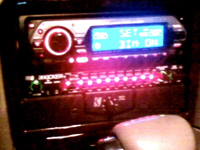 My dash w/ custom bracket (made myself).