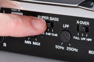 Some amps come with a bass boost