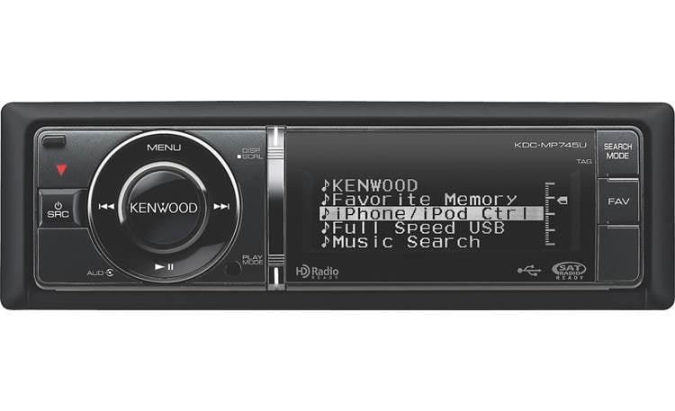 Kenwood KDC-MP745U CD receiver at Crutchfield