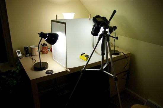Zak's desktop product photo studio