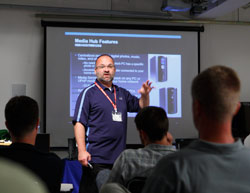 Vendor training projection screen