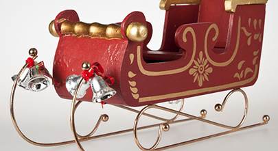 1821-up Flying Sleigh