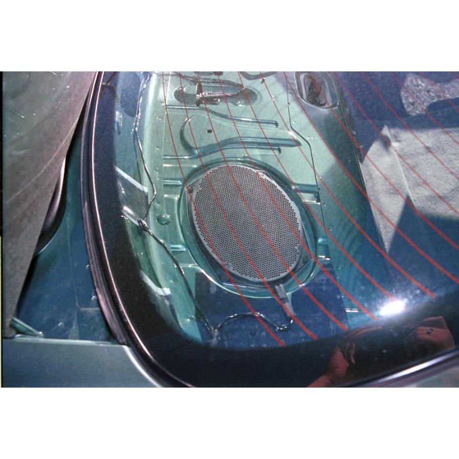 2000 Chrysler Cirrus Rear deck speaker location