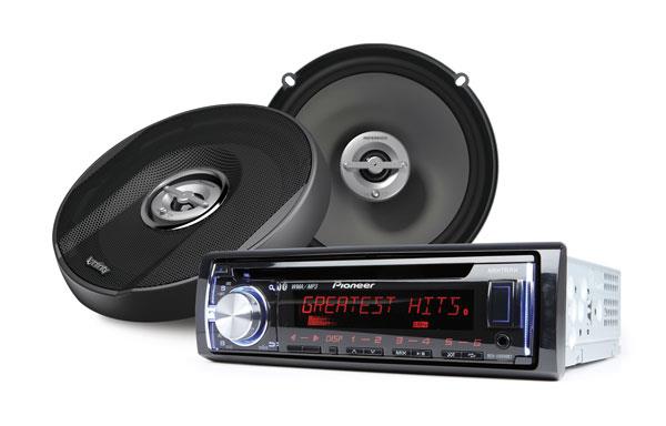 Car stereo and speakers