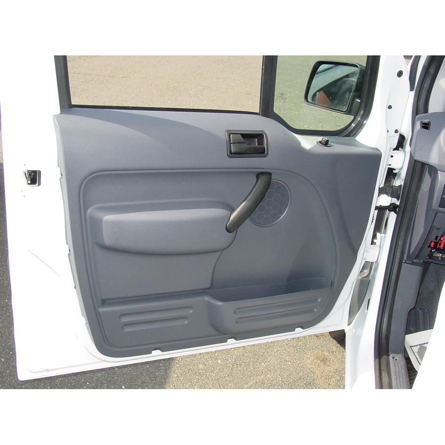 2011 Ford Transit Connect Front door speaker location