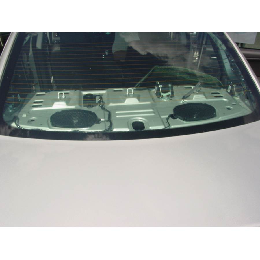2005 Mercury Montego Rear deck speaker location