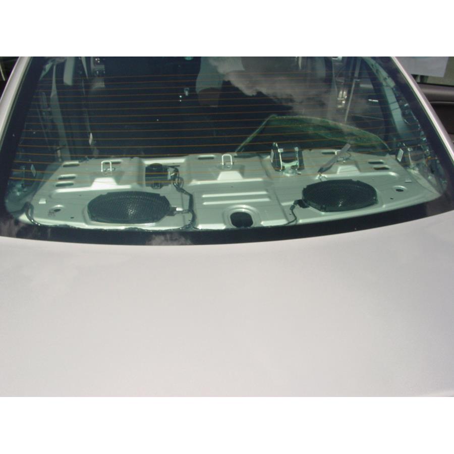 2009 Ford Taurus Rear deck speaker location