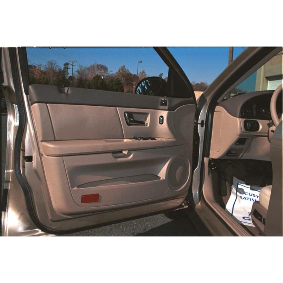 2004 Ford Taurus LX Front door speaker location