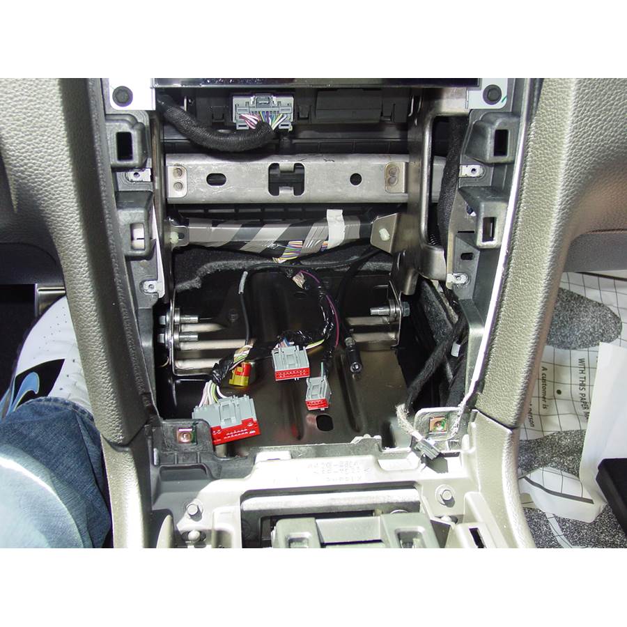 2010 Ford Mustang Factory radio removed
