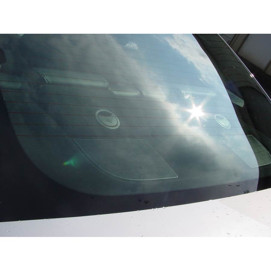 2007 Ford Mustang Rear deck speaker location