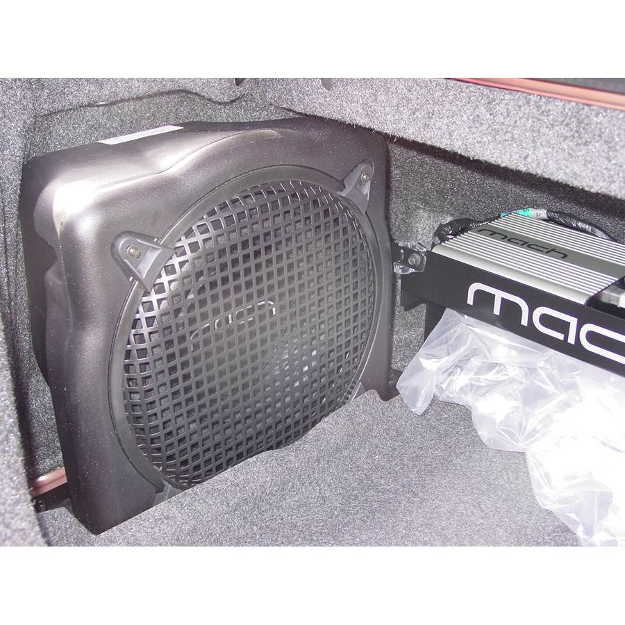 2003 Ford Mustang Factory subwoofer location
