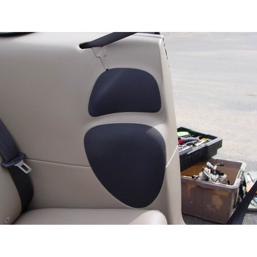 2002 Ford Mustang Rear side panel speaker location