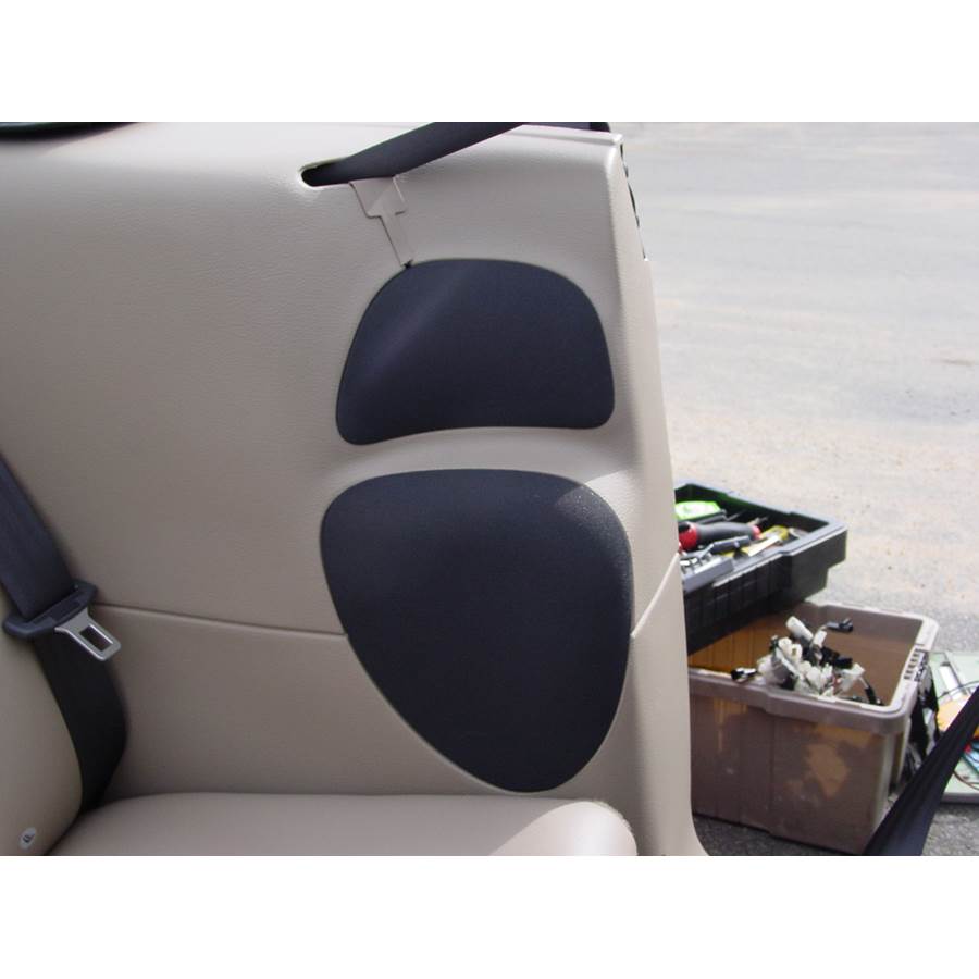 2003 Ford Mustang Rear side panel speaker location