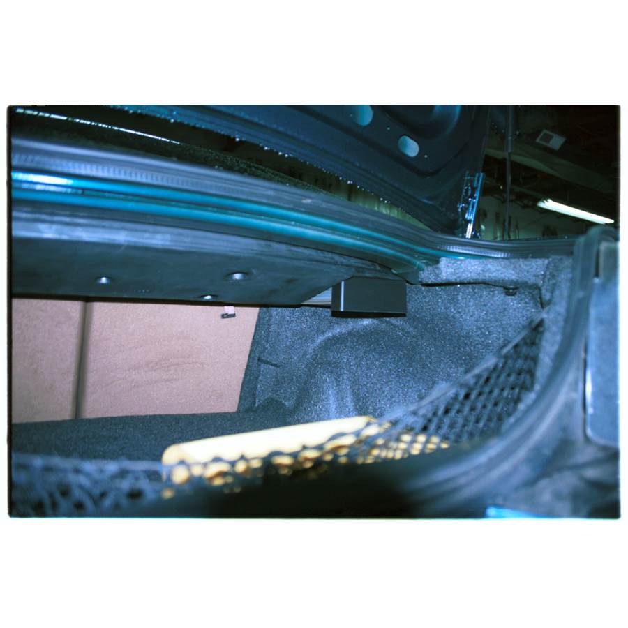 1997 Ford Mustang Factory amplifier location