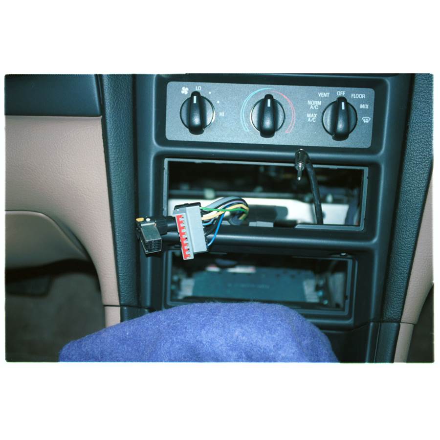 1997 Ford Mustang Factory radio removed