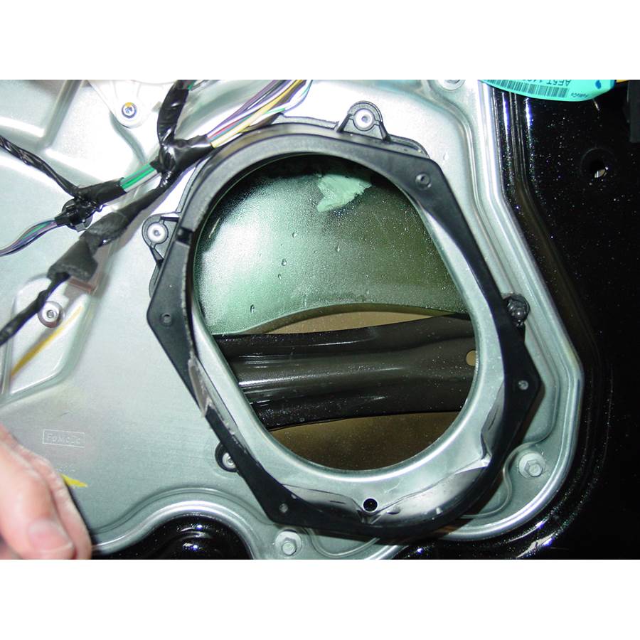 2010 Ford Fusion Rear door speaker removed