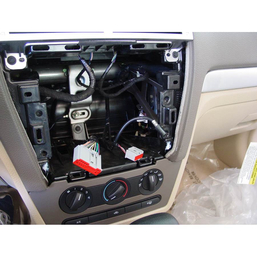 2009 Ford Fusion Factory radio removed