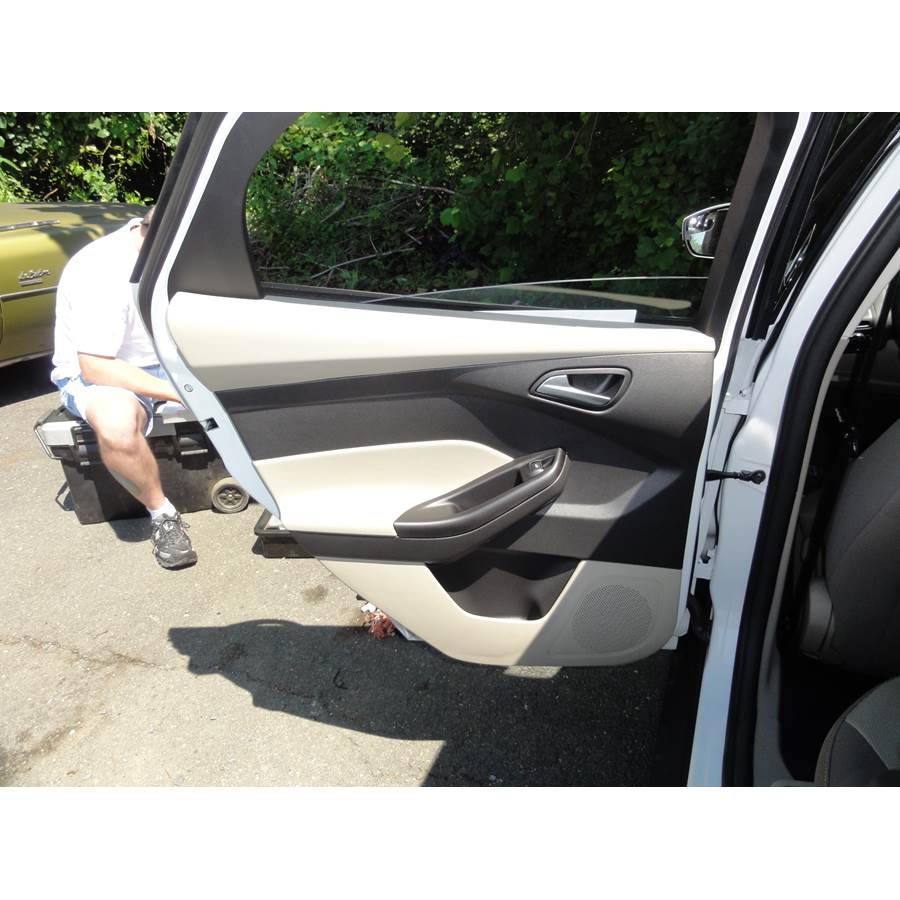 2012 Ford Focus Rear door speaker location
