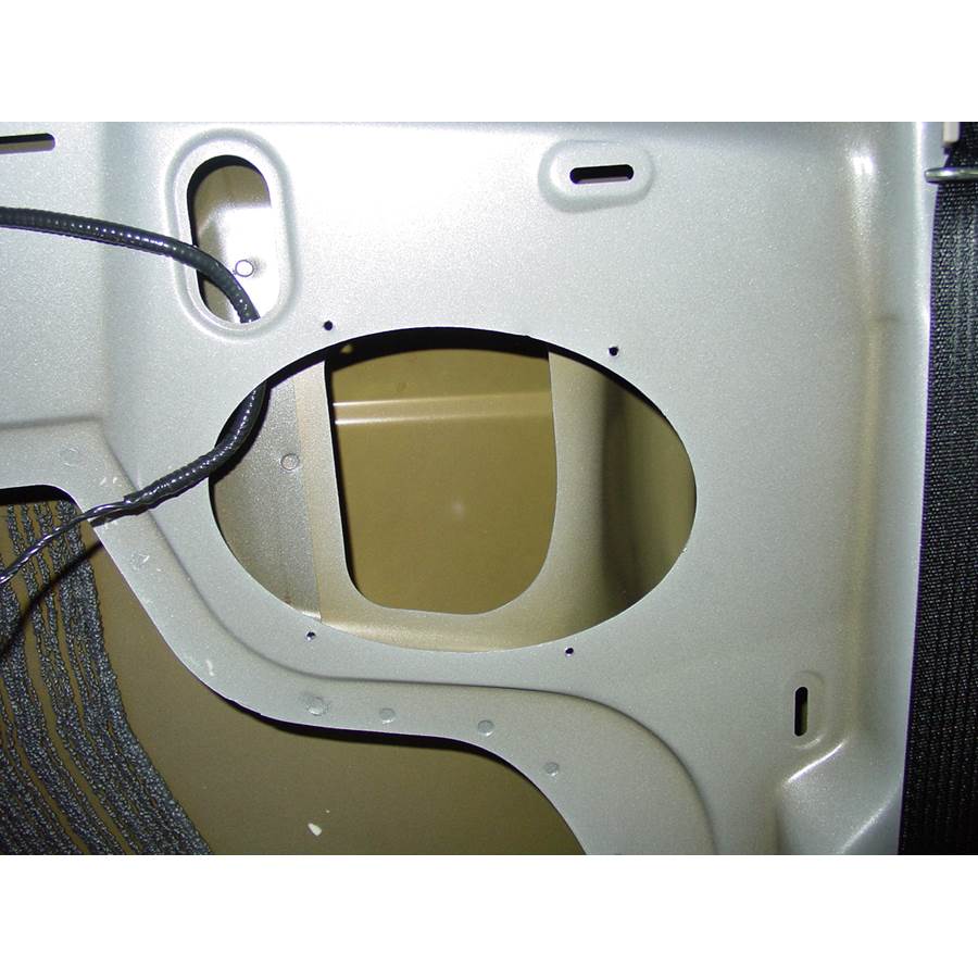 2009 Ford Focus Rear side panel speaker removed