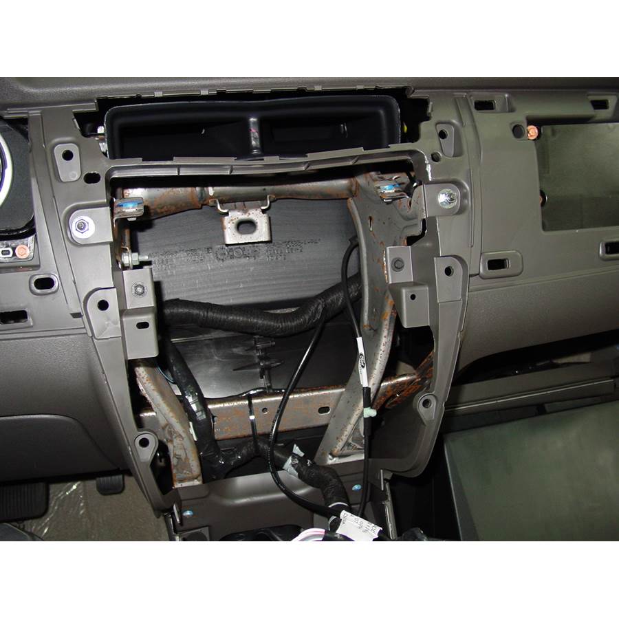 2009 Ford Focus Factory radio removed