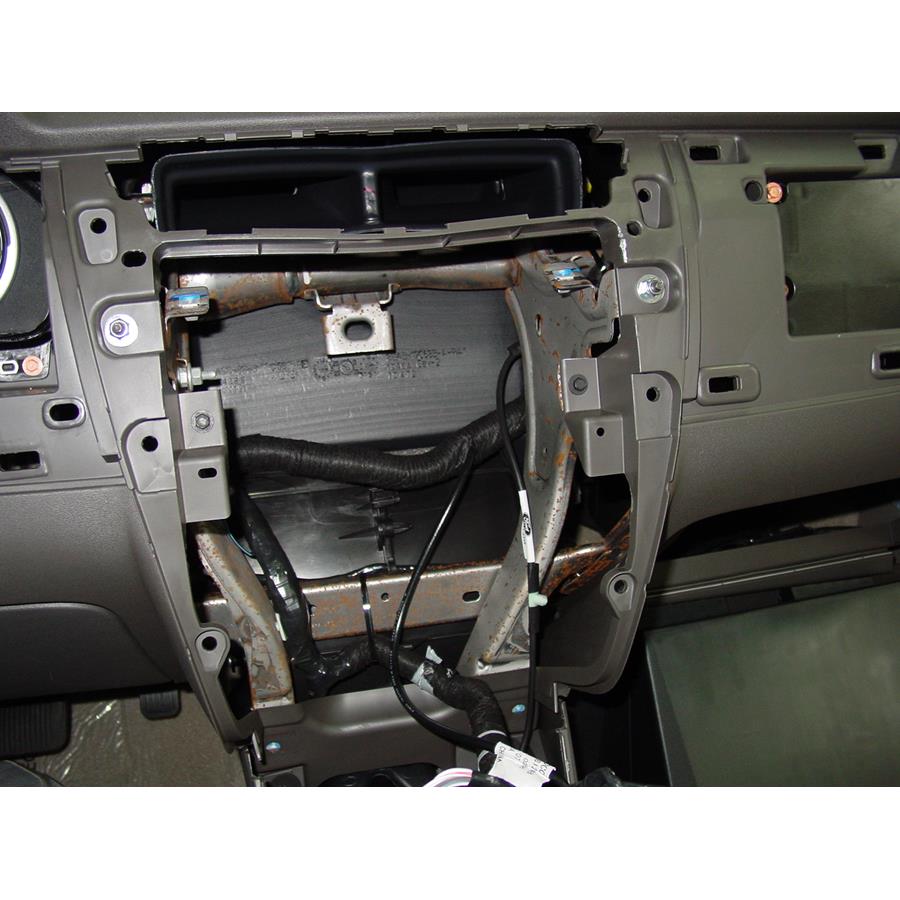 2011 Ford Focus Factory radio removed