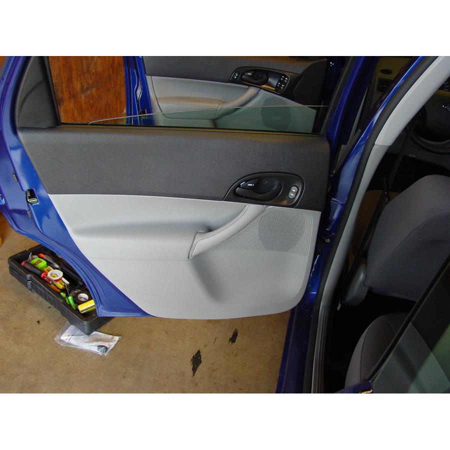 2007 Ford Focus ZX5 Rear door speaker location