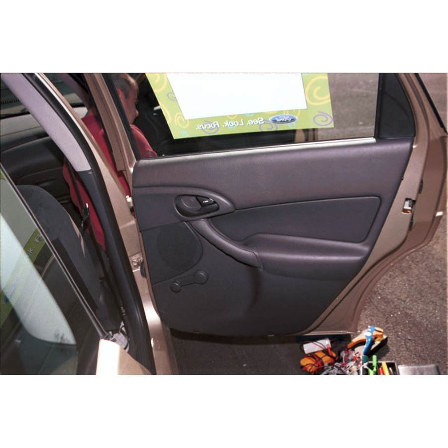 2003 Ford Focus Rear door speaker location