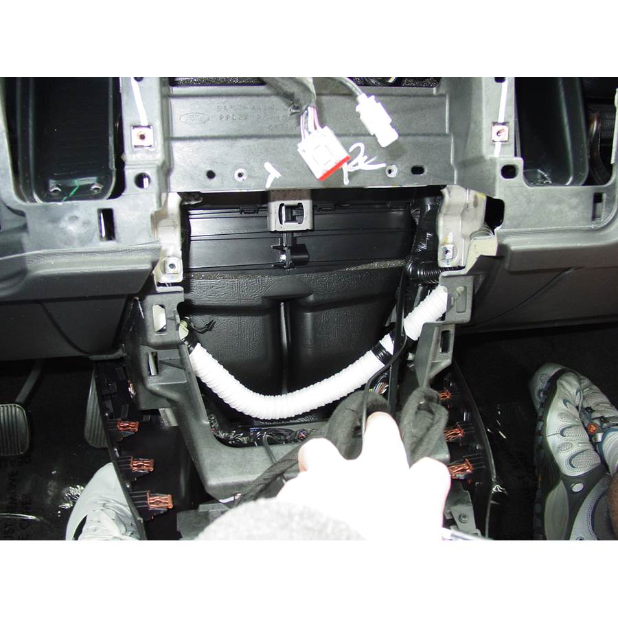 2010 Ford Flex Factory radio removed