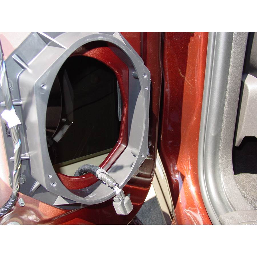 2009 Ford Flex Rear door speaker removed