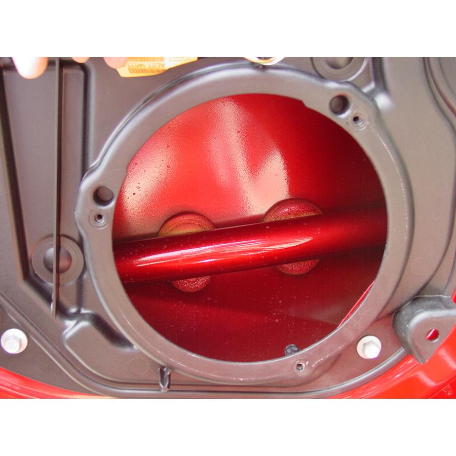2011 Ford Fiesta Rear door speaker removed