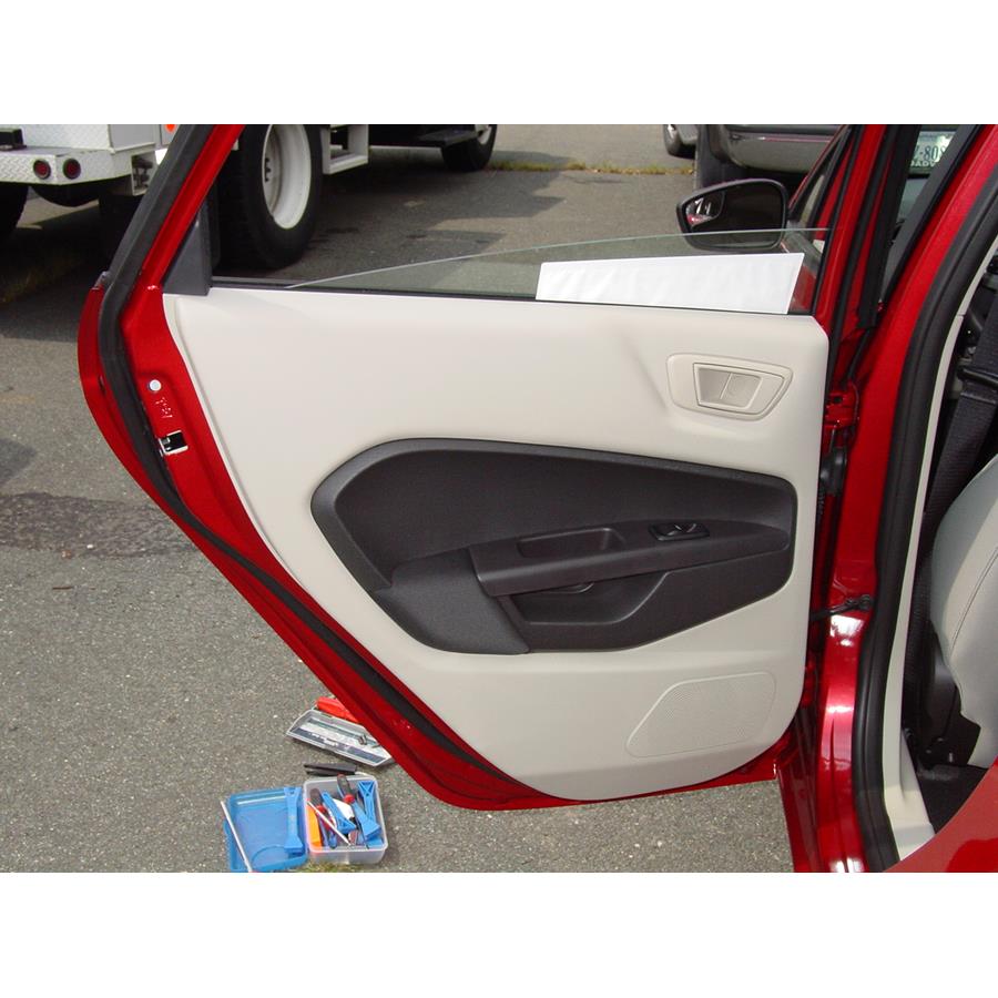 2012 Ford Fiesta Rear door speaker location