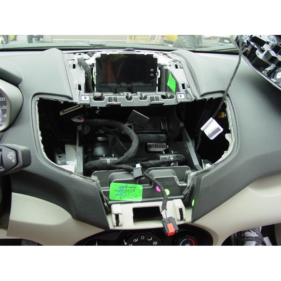 2012 Ford Fiesta Factory radio removed