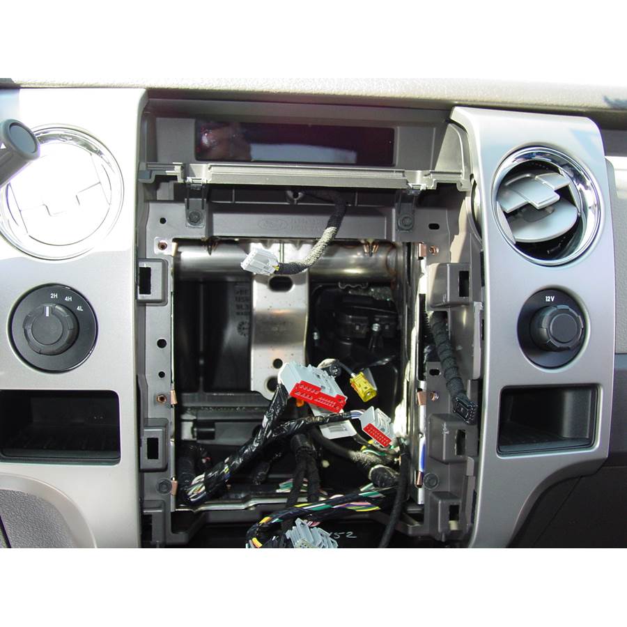 2009 Ford F-150 FX4 Factory radio removed