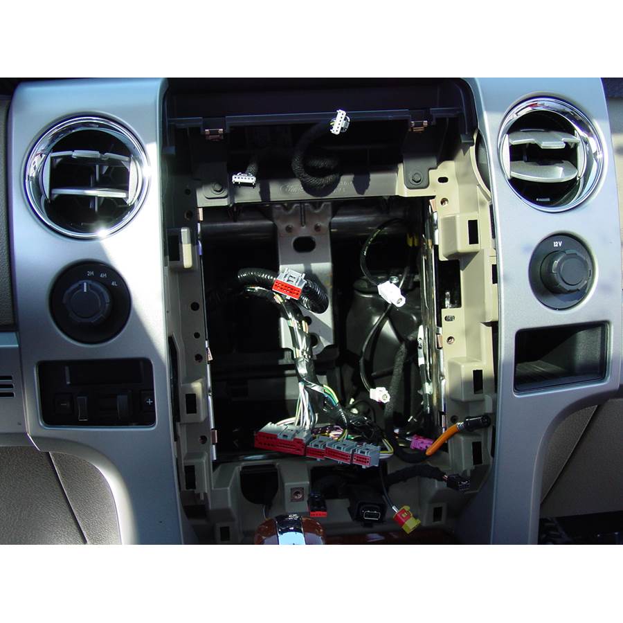 2011 Ford F-150 Raptor Factory radio removed