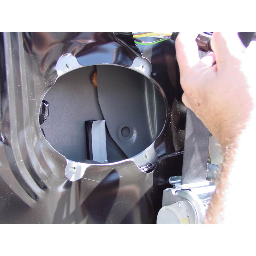 2009 Ford F-150 STX Rear door speaker removed